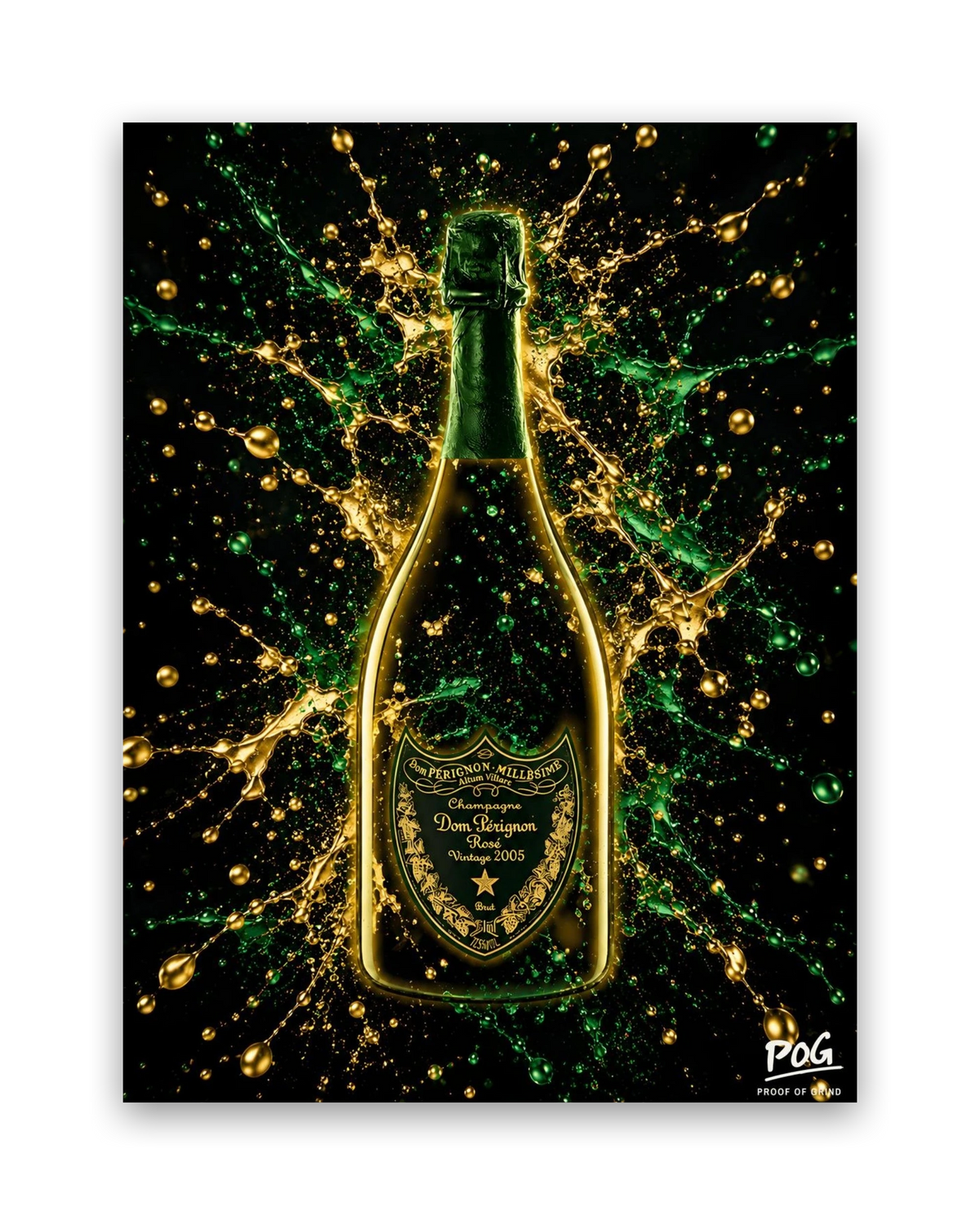 Champagne – 15×20 cm – Zonder lijst