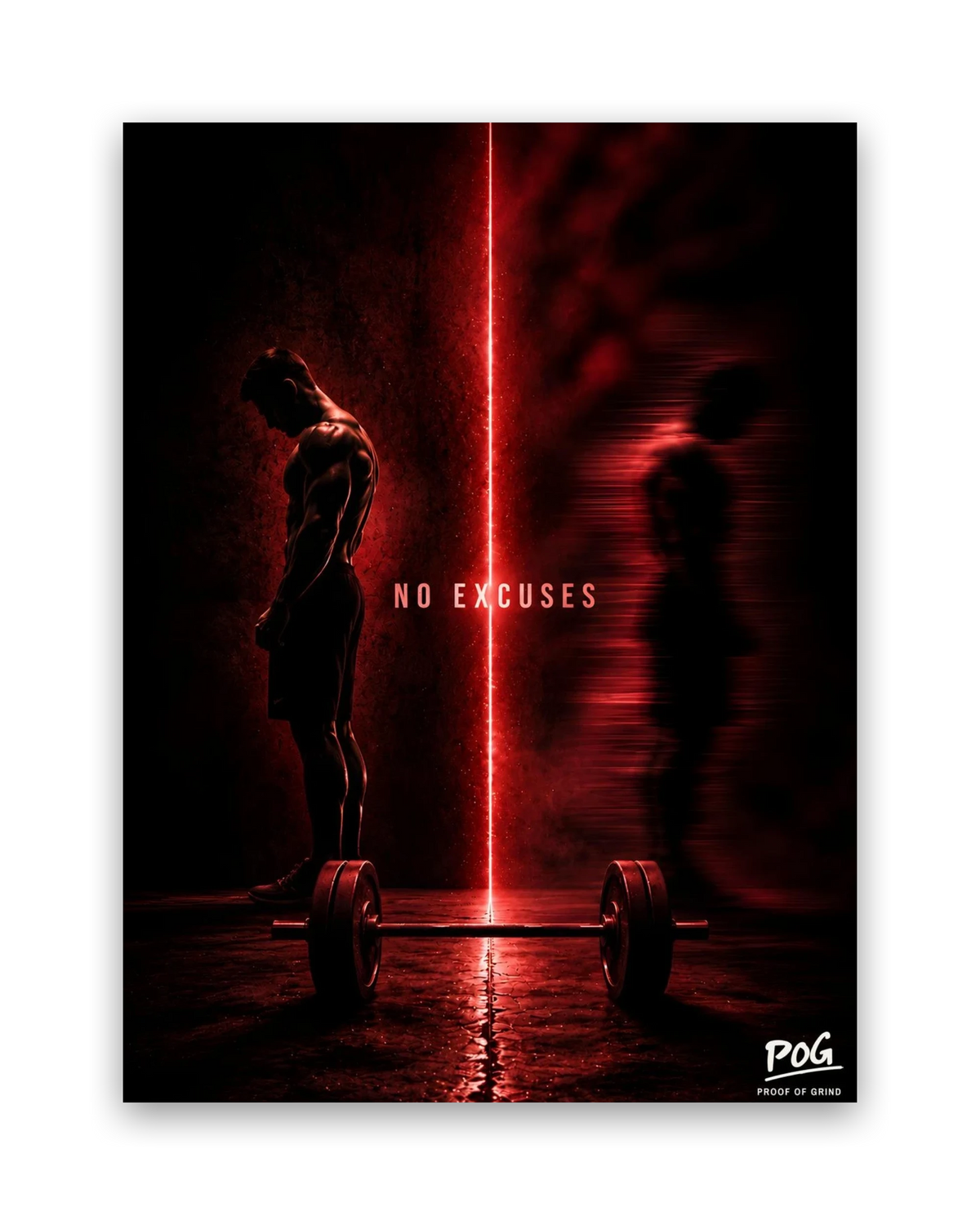 No Excuses – 15×20 cm – Zonder lijst