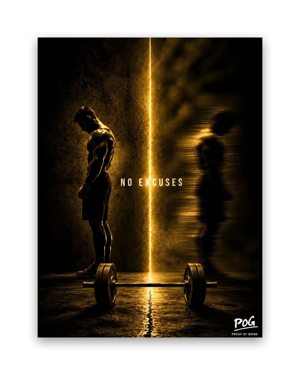 No Excuses – 15×20 cm – Zonder lijst