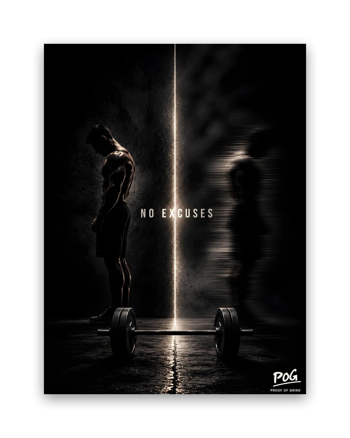 No Excuses – 15×20 cm – Zonder lijst