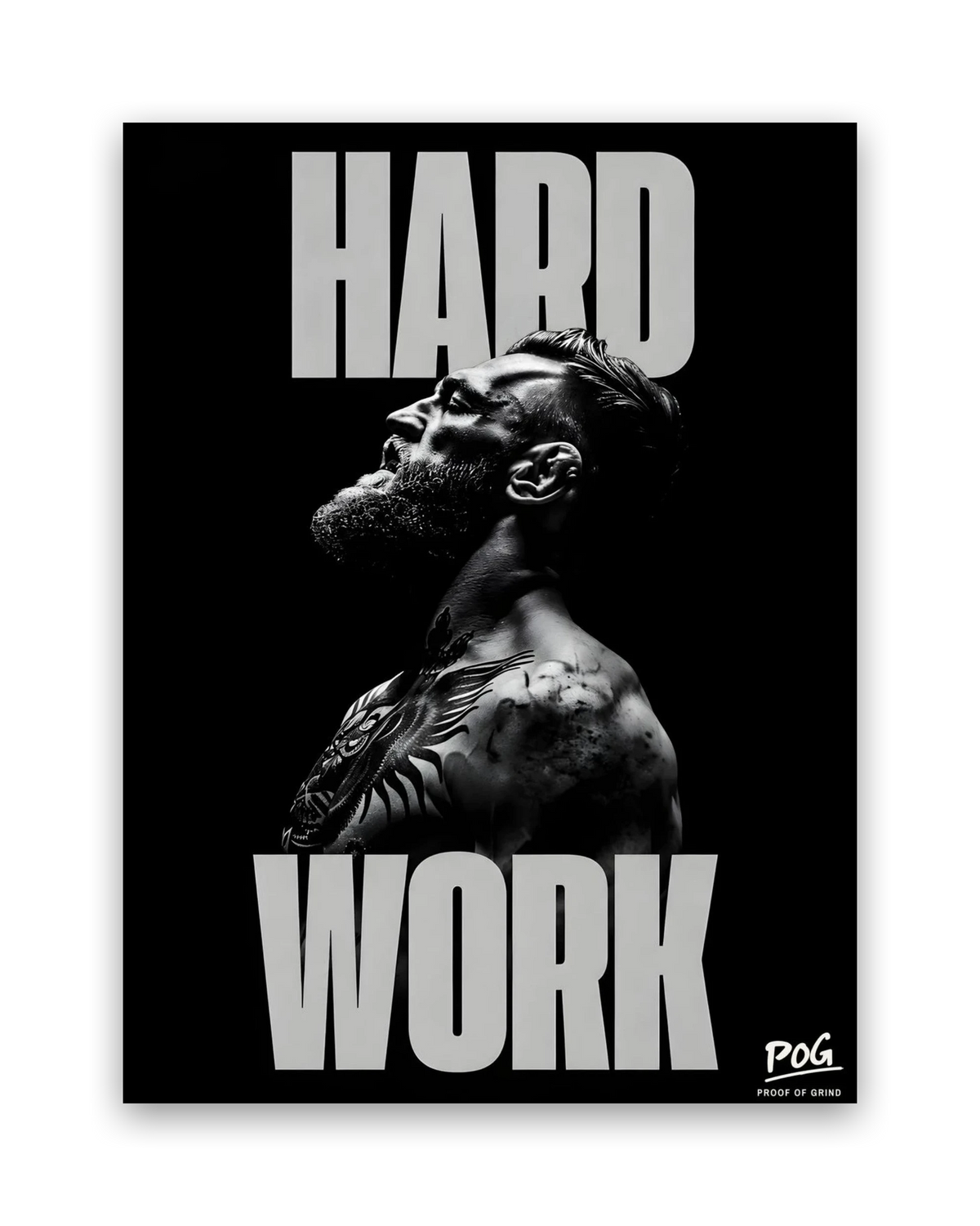 Hard Work – 15×20 cm – Zonder lijst
