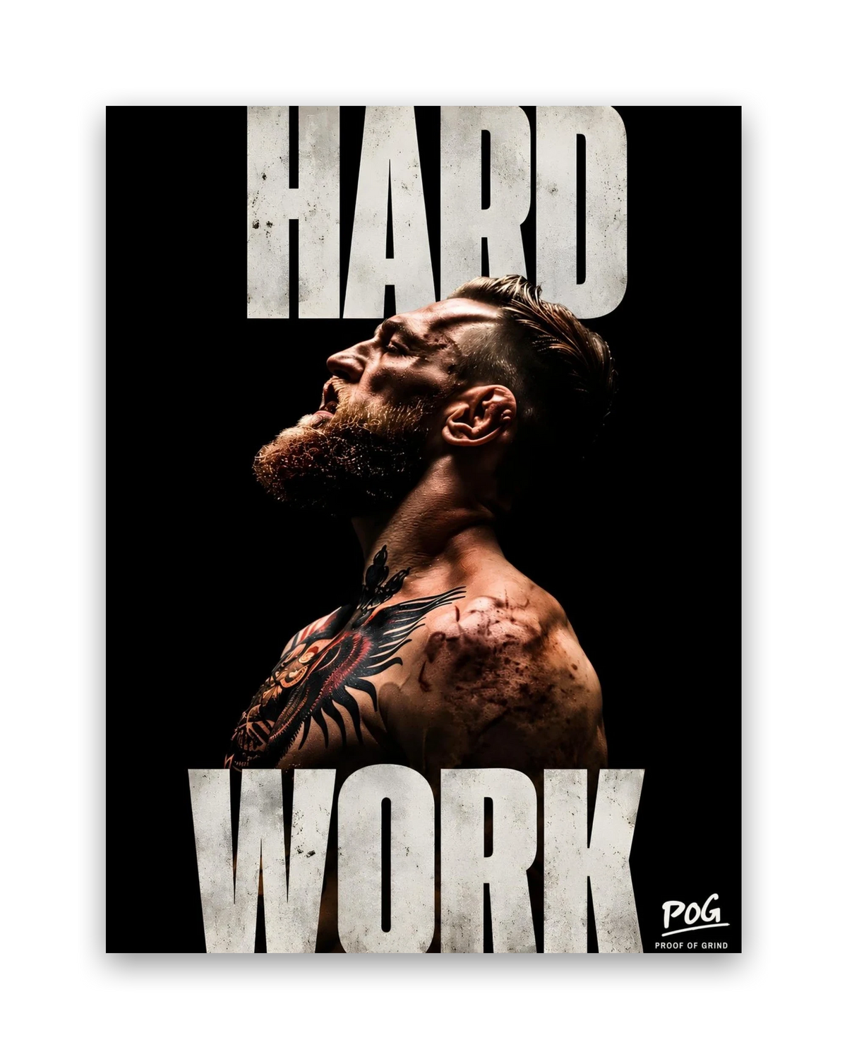 Hard Work – 15×20 cm – Zonder lijst