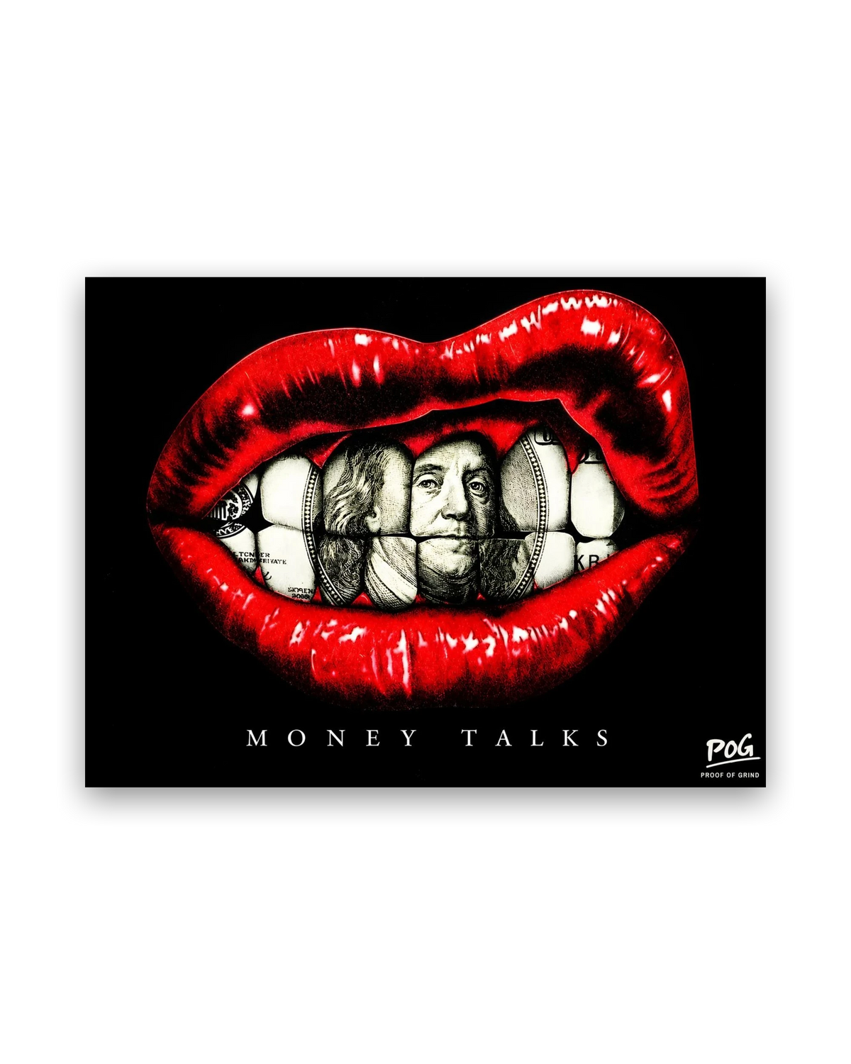 Money Talks – 15×20 cm – Zonder lijst