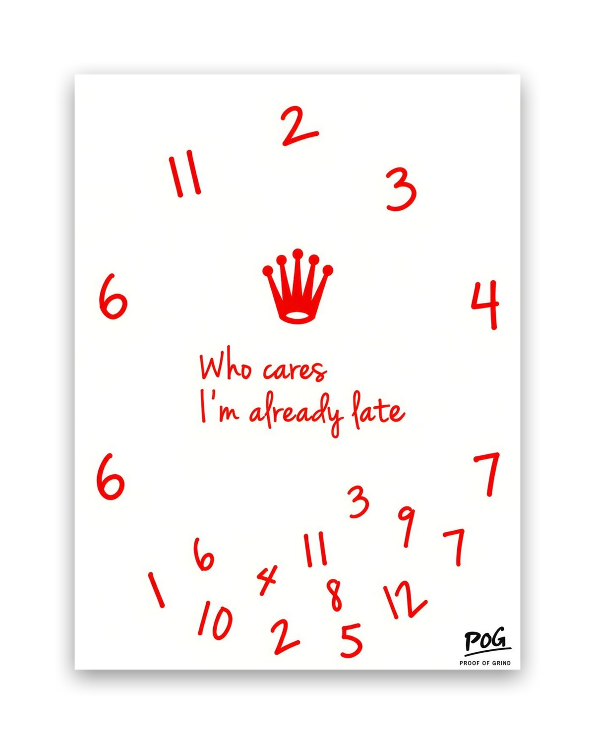 Who Cares – 15×20 cm – Zonder lijst