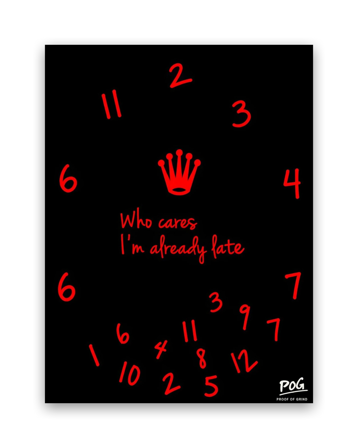 Who Cares – 15×20 cm – Zonder lijst