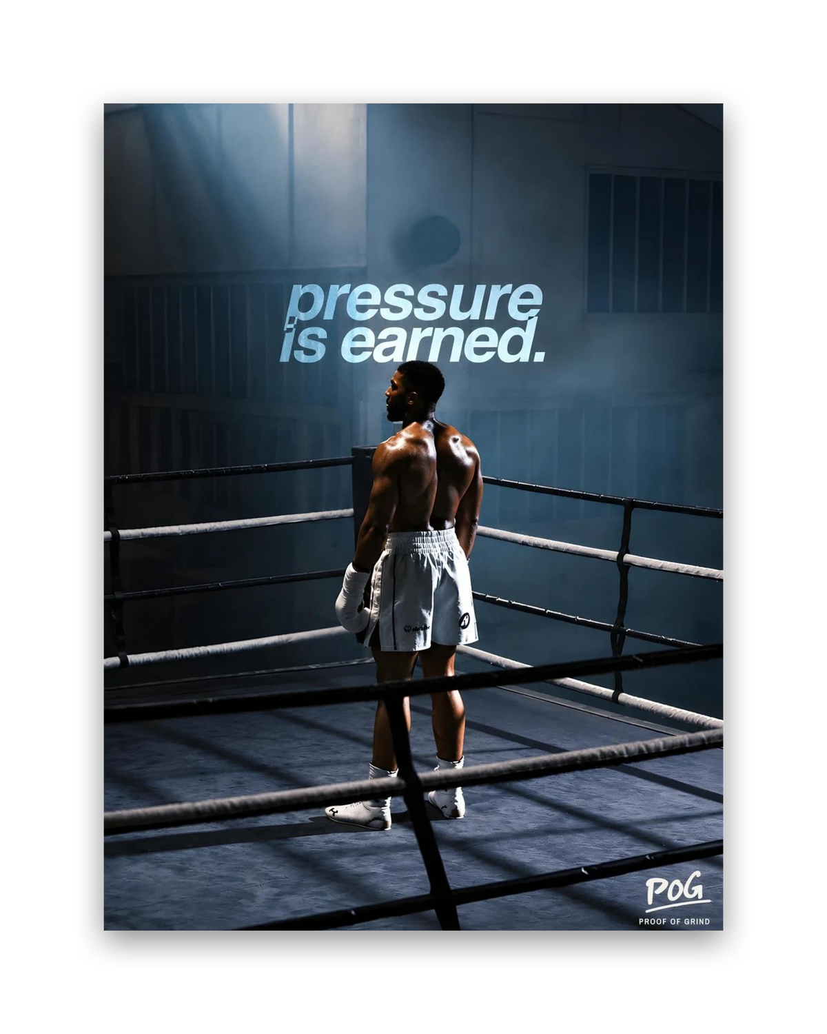 Pressure Is Earned – 15×20 cm – Zonder lijst
