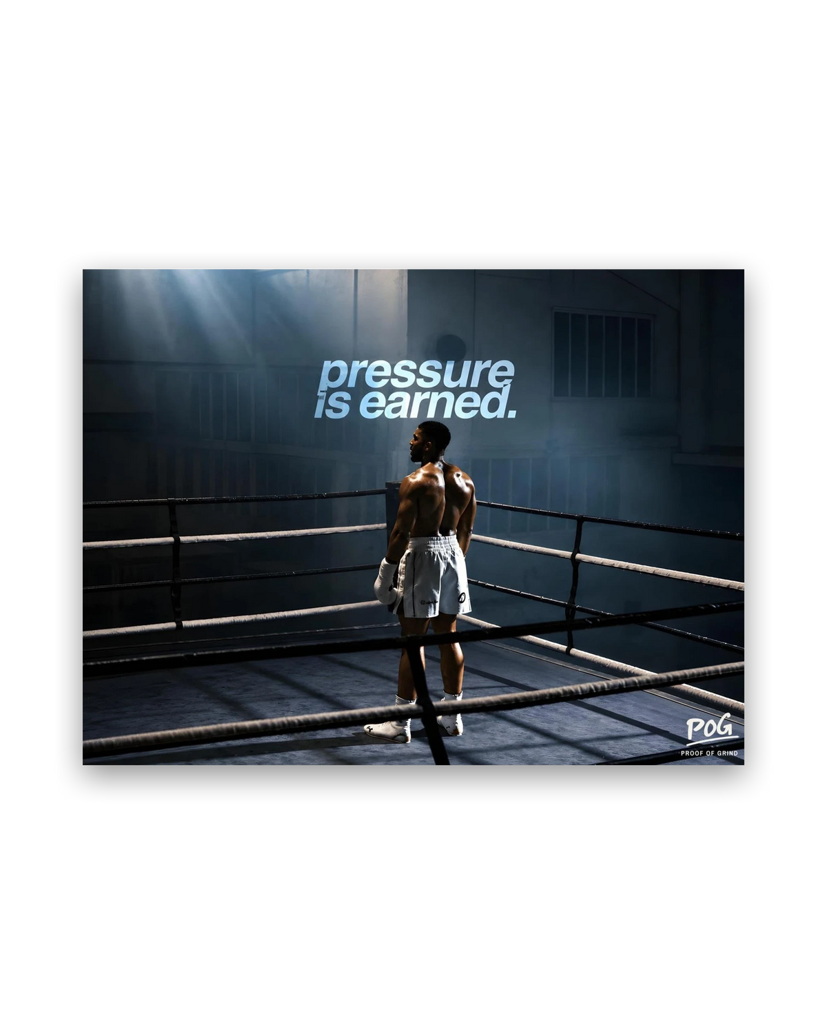 Pressure Is Earned – 15×20 cm – Zonder lijst