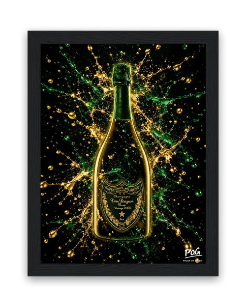Champagne – 15×20 cm – Zwart