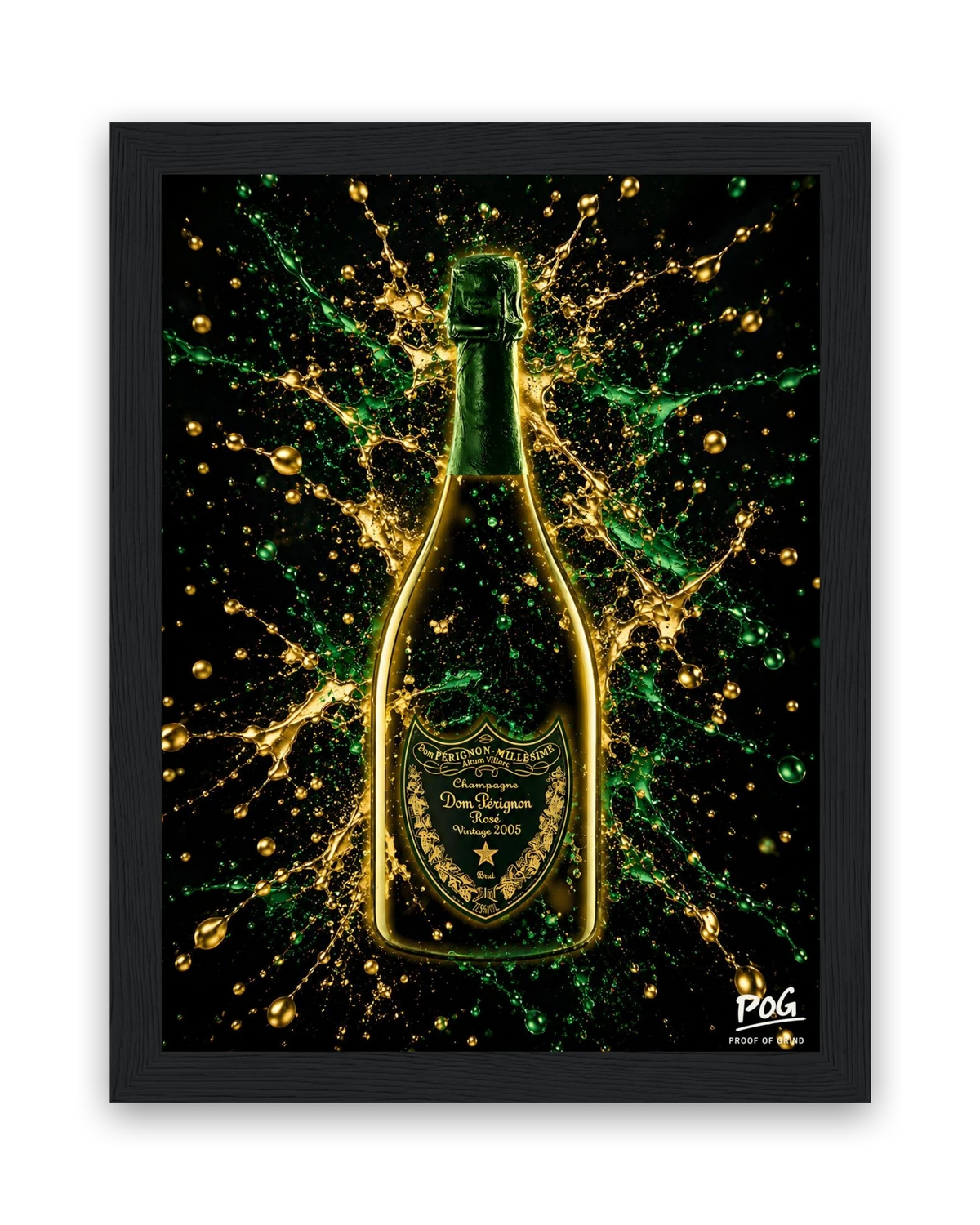 Champagne – 15×20 cm – Zwart