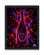 Vier de winst – 15×20 cm – Zwart