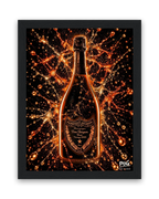 Vier de winst – 15×20 cm – Zwart