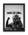 Win Or Die – 15×20 cm – Zwart
