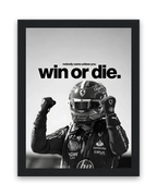 Win Or Die – 15×20 cm – Zwart