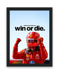 Win Or Die – 15×20 cm – Zwart
