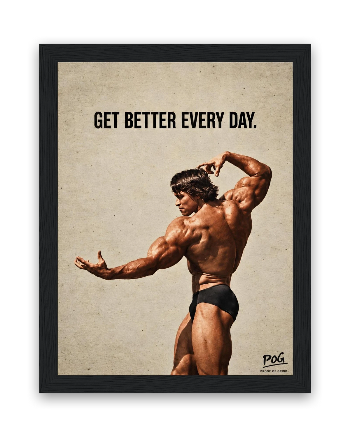 Get Better Every Day – 15×20 cm – Zwart