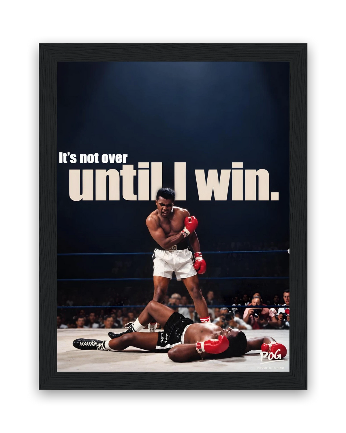 Until I Win – 15×20 cm – Zwart