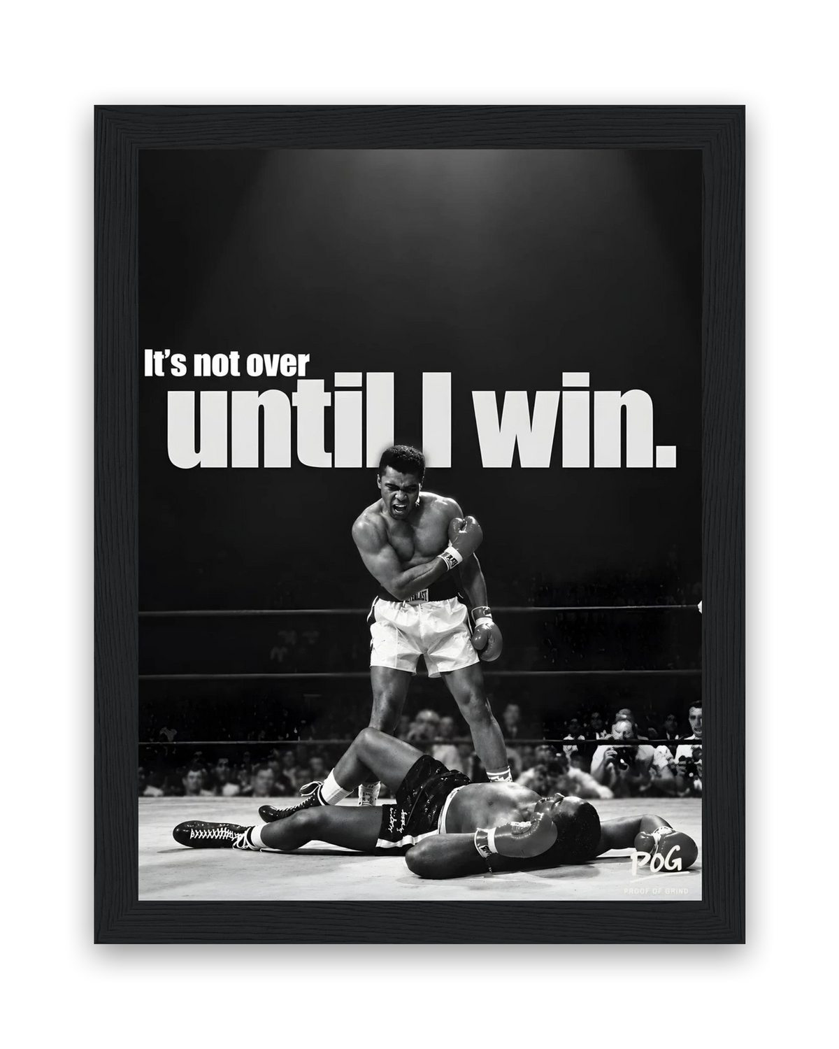 Until I Win – 15×20 cm – Zwart