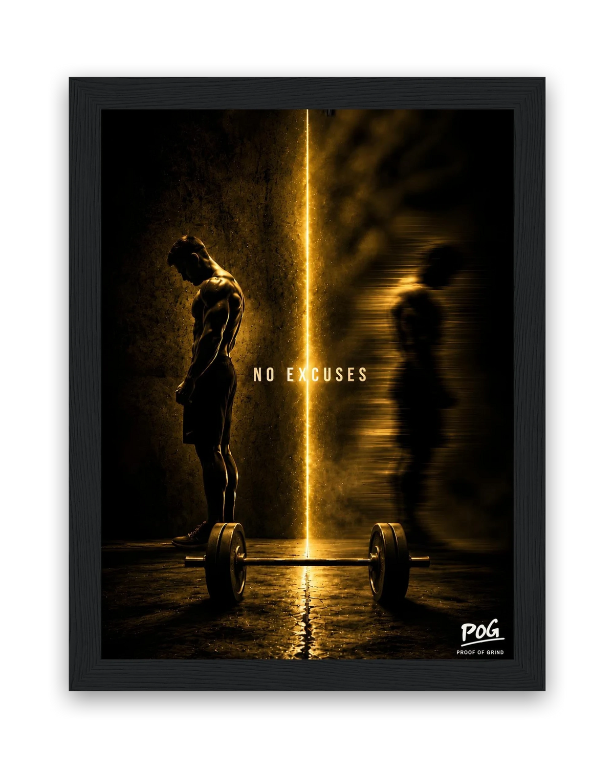 No Excuses – 15×20 cm – Zwart
