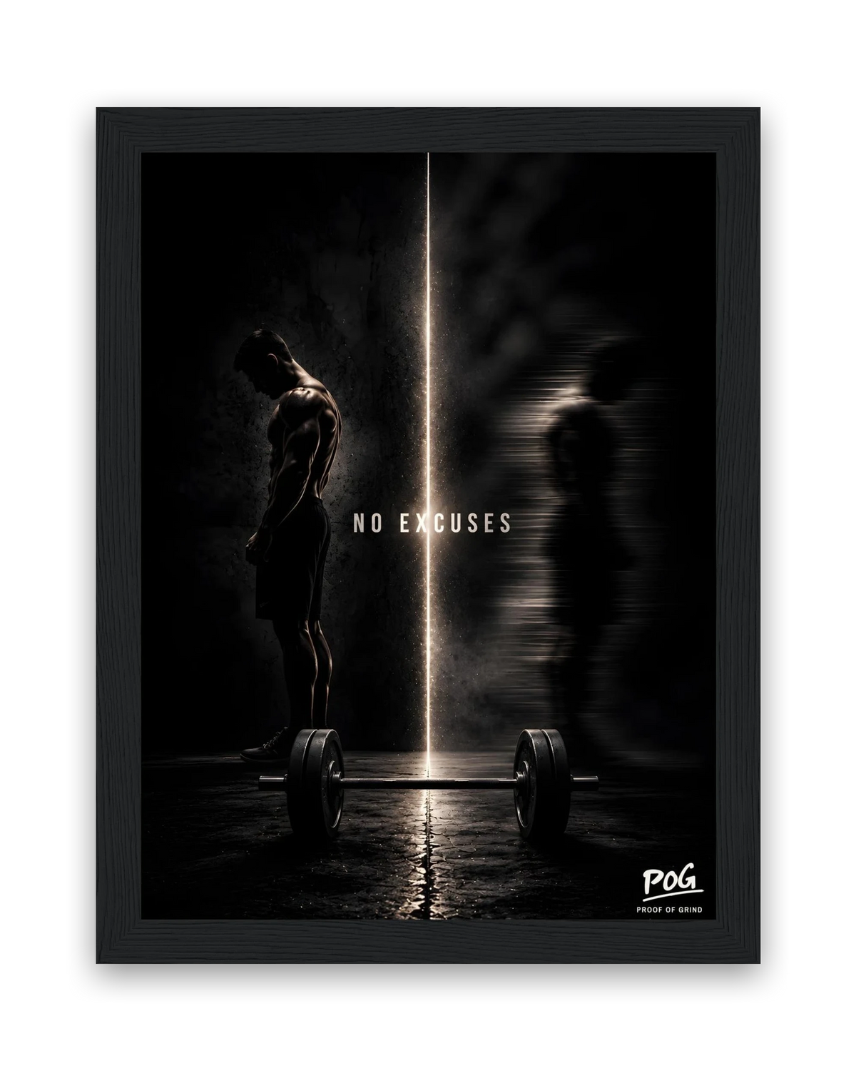 No Excuses – 15×20 cm – Zwart