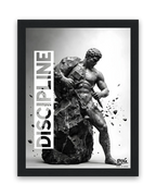 Discipline – 15×20 cm – Zwart