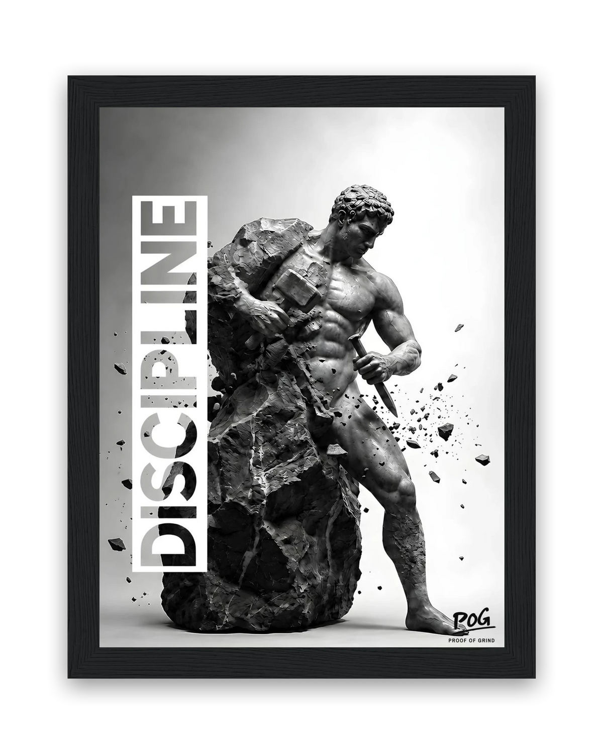 Discipline – 15×20 cm – Zwart