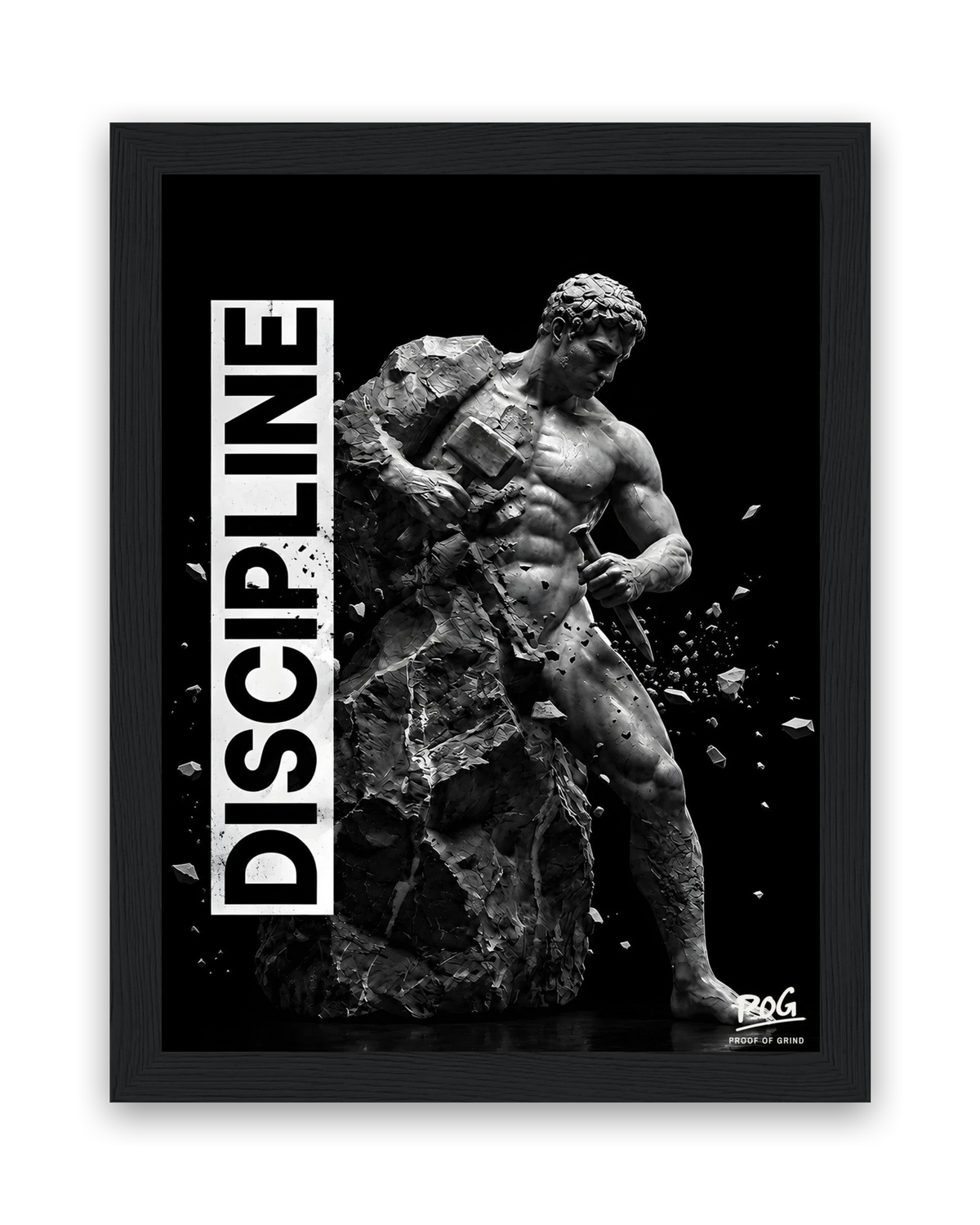 Discipline – 15×20 cm – Zwart