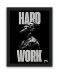 Hard Work – 15×20 cm – Zwart