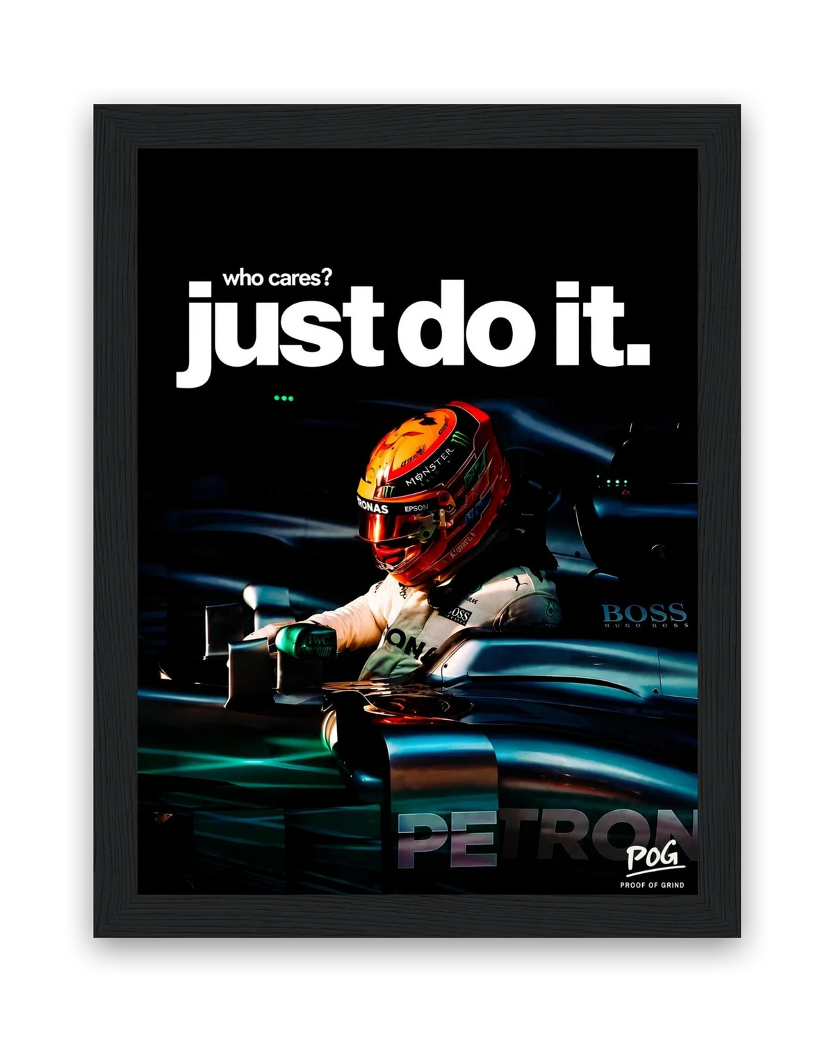Just Do It – 15×20 cm – Zwart