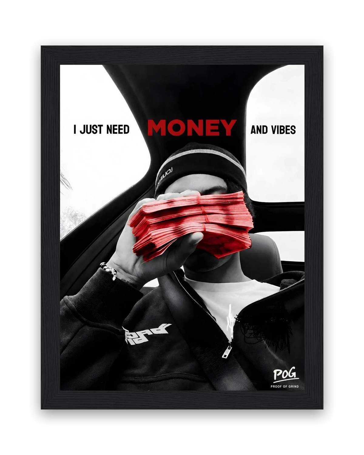 Money – 15×20 cm – Zwart