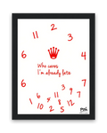 Who Cares – 15×20 cm – Zwart