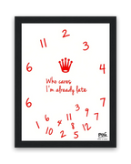 Who Cares – 15×20 cm – Zwart