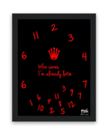 Who Cares – 15×20 cm – Zwart