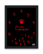 Who Cares – 15×20 cm – Zwart