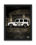No Risk No G – 15×20 cm – Zwart