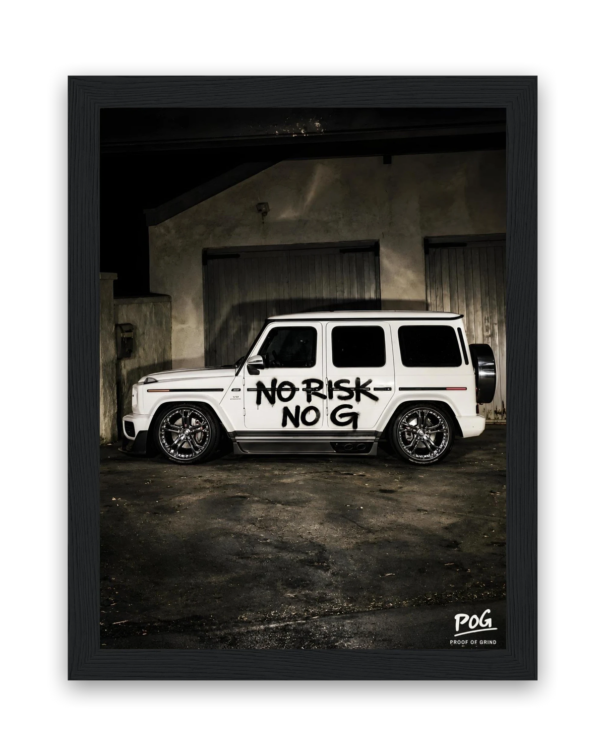No Risk No G – 15×20 cm – Zwart