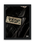 Get Up You Ain't Rich Yet – 15×20 cm – Zwart