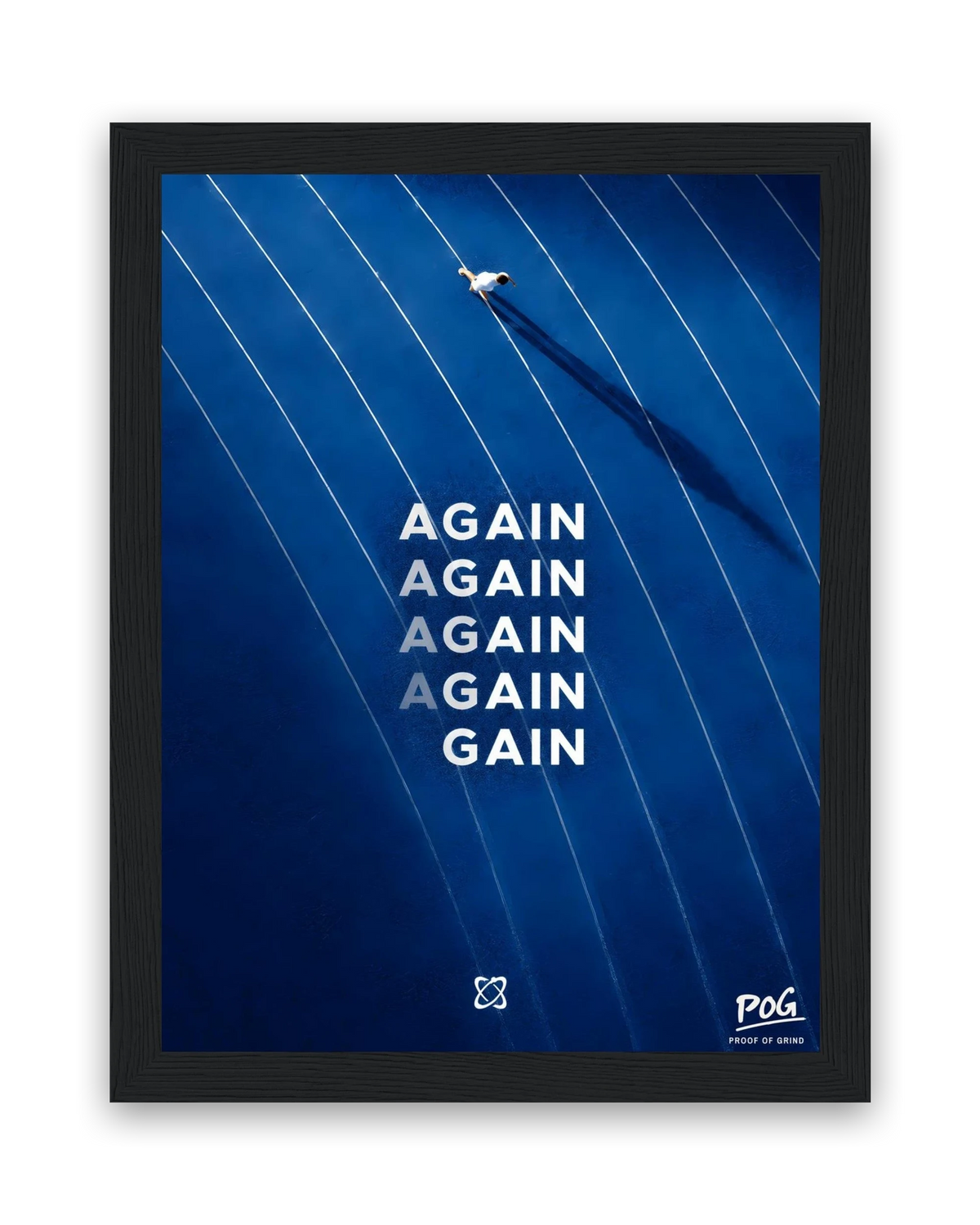 Again – 15×20 cm – Zwart