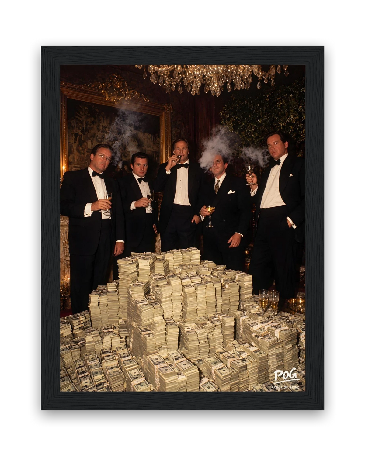 Vier de winst – 15×20 cm – Zwart