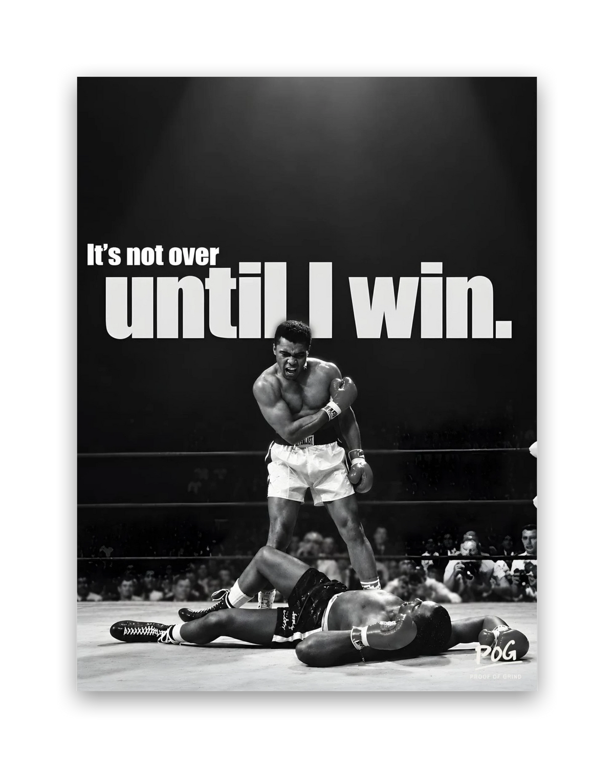 Until I Win – 30×40 cm – Zonder lijst