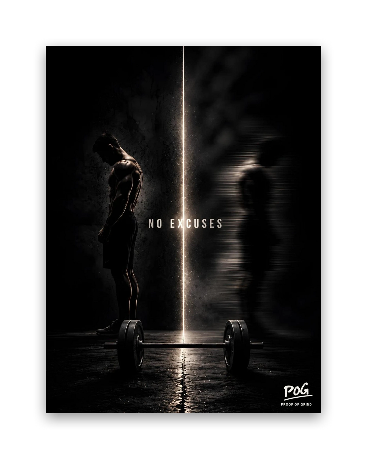 No Excuses – 30×40 cm – Zonder lijst