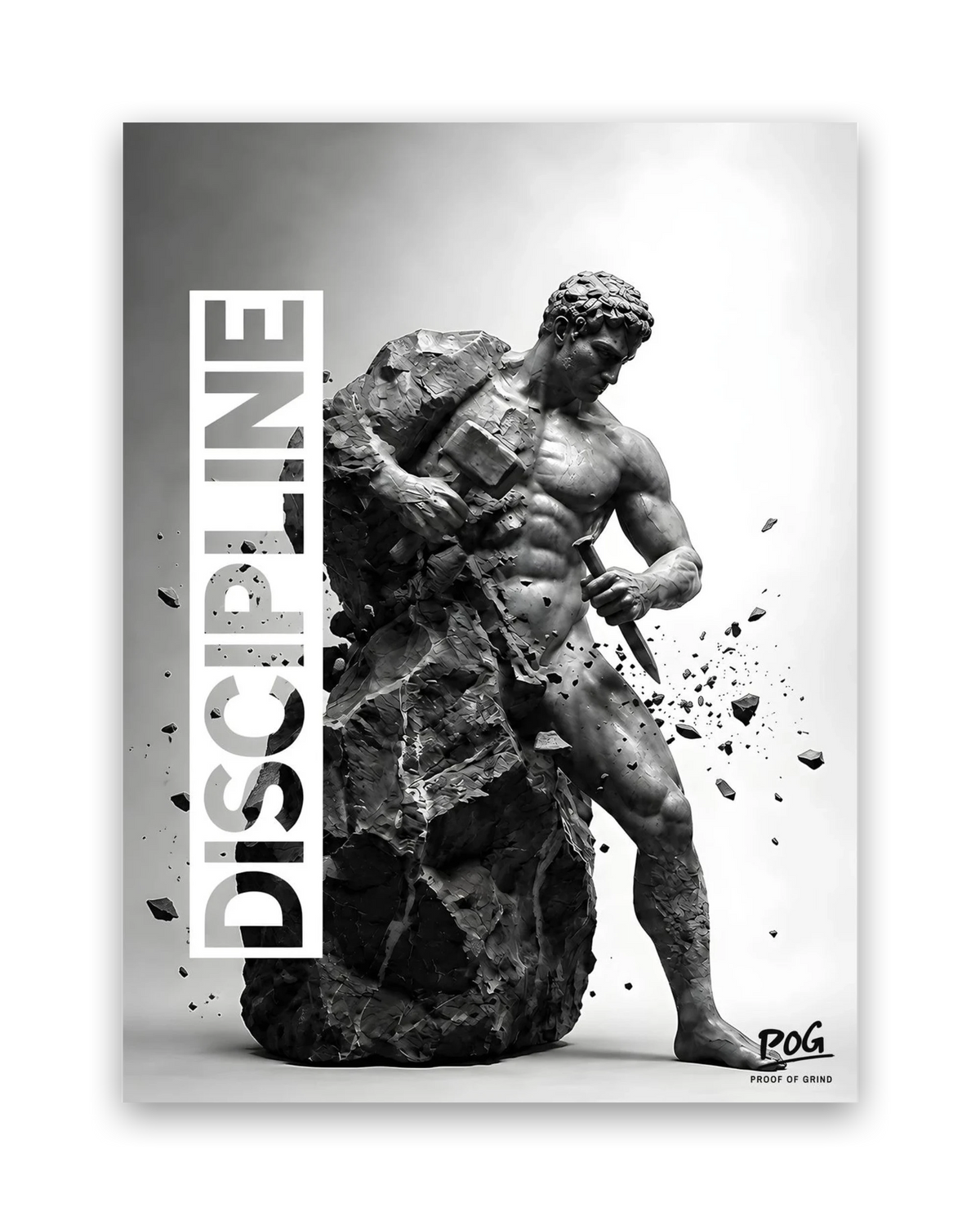 Discipline – 30×40 cm – Zonder lijst