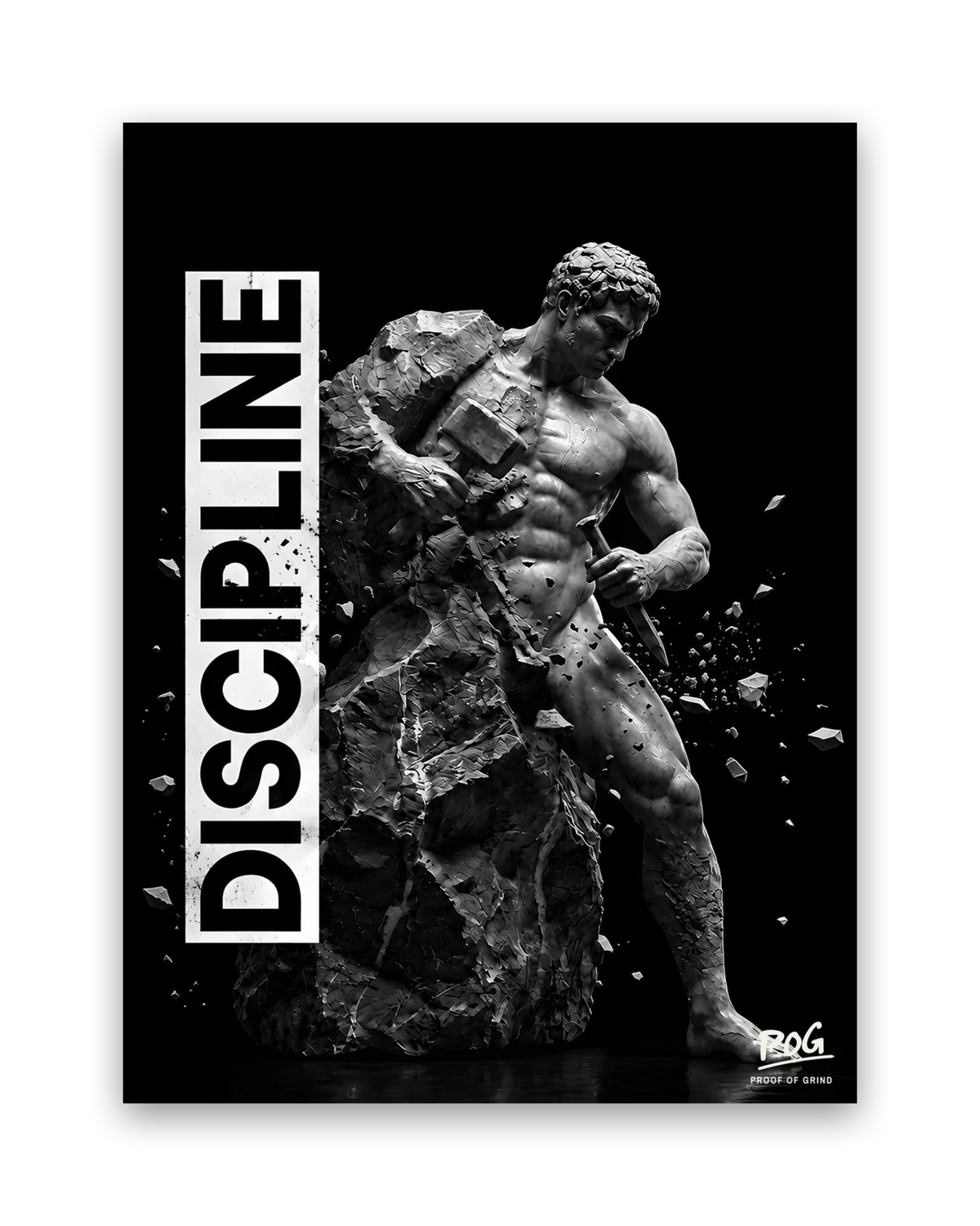 Discipline – 30×40 cm – Zonder lijst