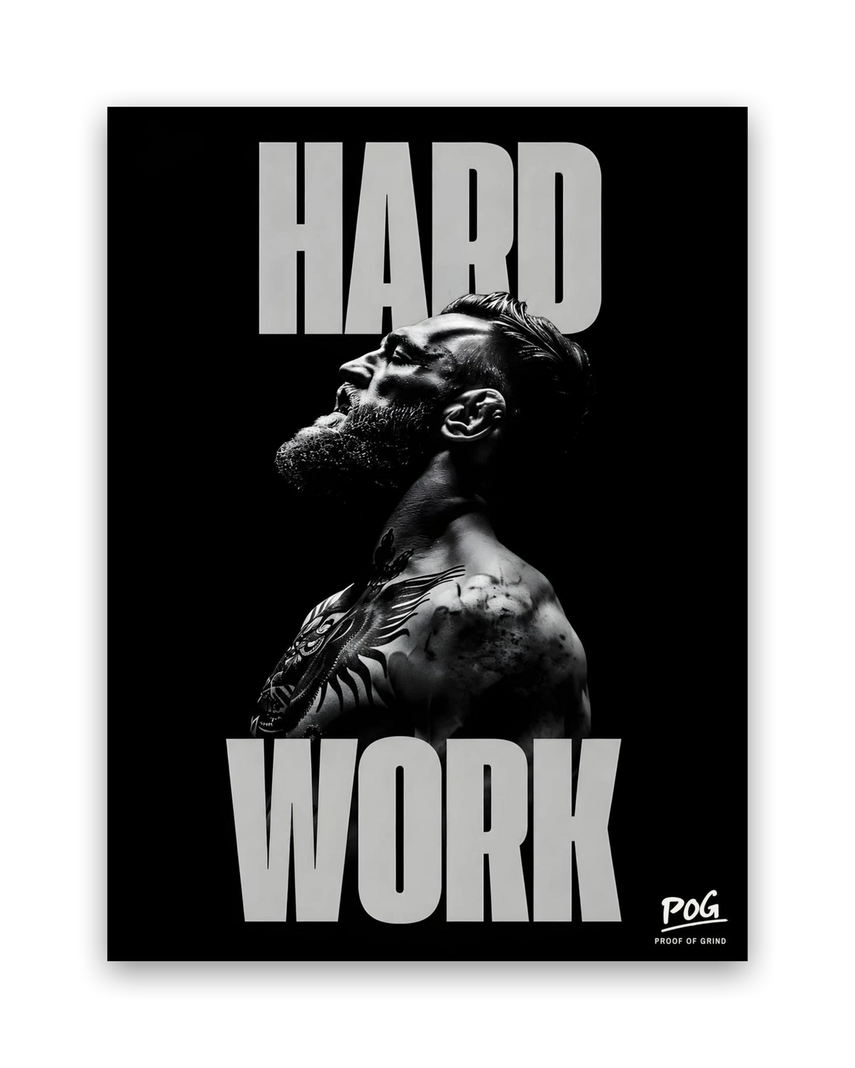 Hard Work – 30×40 cm – Zonder lijst