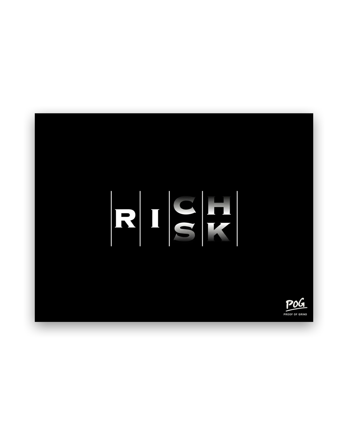 Rich Risk – 30×40 cm – Zonder lijst