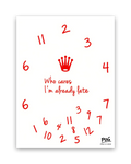 Who Cares – 30×40 cm – Zonder lijst