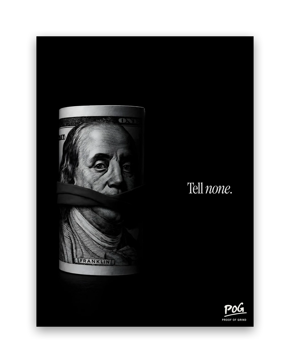 Tell None – 30×40 cm – Zonder lijst