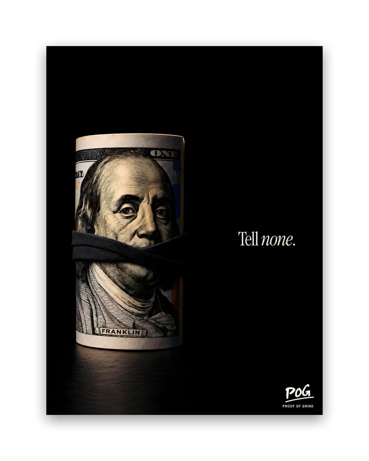 Tell None – 30×40 cm – Zonder lijst