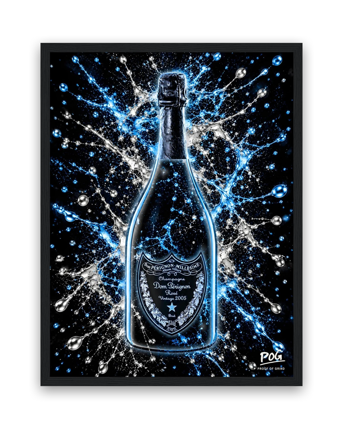 Vier de winst – 30×40 cm – Zwart