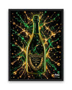 Vier de winst – 30×40 cm – Zwart