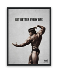 Get Better Every Day – 30×40 cm – Zwart
